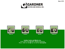Tablet Screenshot of gardnercasters.com
